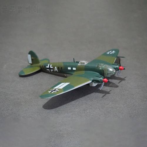 Diecast WWII Germany HEINKEL HE111 Fighter Aircraft Airplane Plane Model Toys Collections Souvenir Ornaments Display
