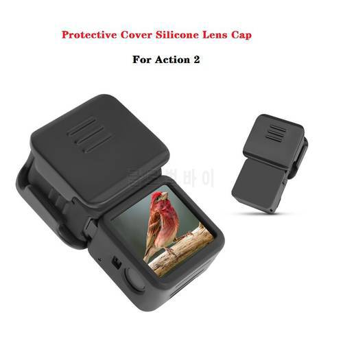 Sunnylife Action 2 Camera Lens Protector Cover Silicone Protective Cap Scratch-proof Cace for OSMO Action 2 Camera Accessory