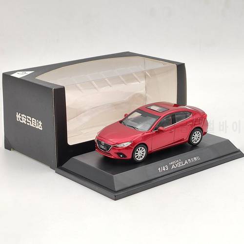 with original box 1:43 Scale Mazda 3 AXELA Alloy Car Model Diecast Vehicle Toy Collection Souvenir Ornaments Display in stock