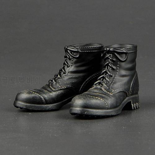 1/6 Miniature Soldier Combat Shoes Lace Up Combat Boot Shoes Male Hiking Combat Soldier Figure Accessory For 12