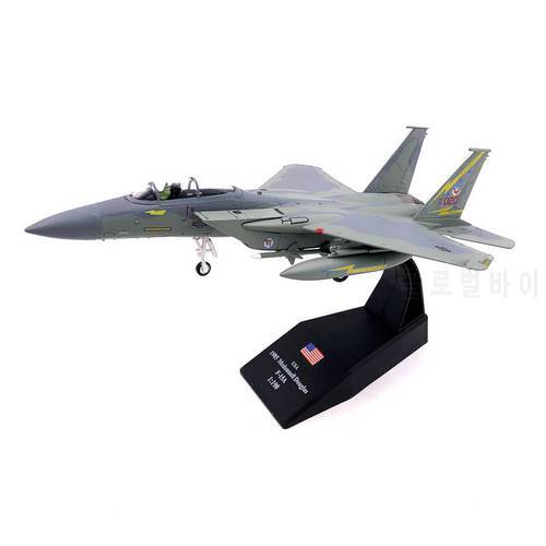 1:100 Scale Iraq War US F-15C Strike Eagle Military F15 Fighter Model Metal Die-Cast & Toy Aircraft for Collection Souvenir