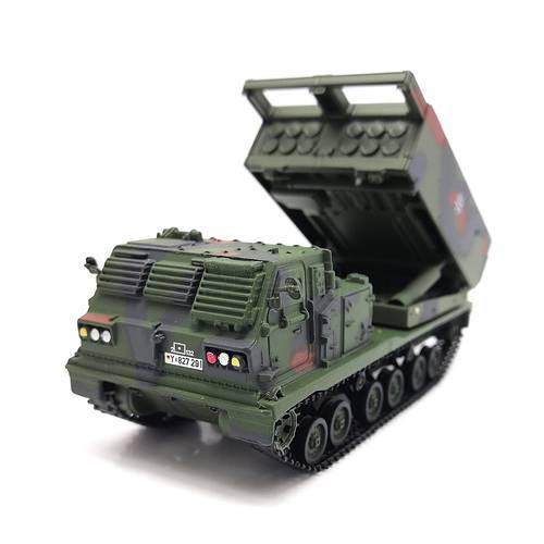 1:72 US Army Germany M270 MLRS Multi-barrel Rocket Launcher Finished Alloy Simulation Tank Model Military Display Collection Toy