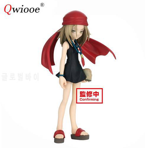 Qwiooe Original BP Japan Anime Figure Shaman King Kyouyama Anna Collection Anime Figural Periphery Model Toy