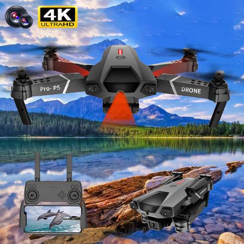 Drone 4K dual camera professional aerial photography infrared obstacle avoidance quadcopter RC helicopter toy