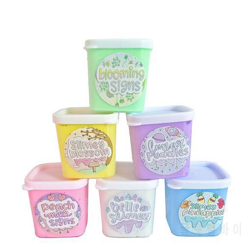 Slime Fluffy Charms Supplies Butter Cloud Hand Big Foam Glue Stress Relief ToyModeling Clayed Plasticine Rubber Mud Kit