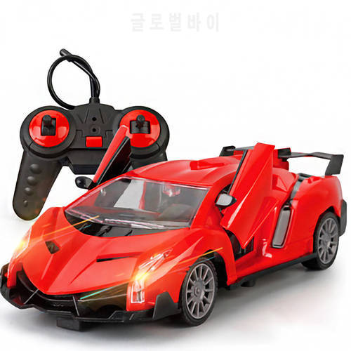 RC car child remote control toy car One key to open the door vehicle drift Spin Fall resistant Sports car 1:24 gift for boys