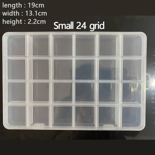 Hama beads Transparent Plastic Storage PP Box Perler Iron Beads 2.6mm 5mm Frosted Transparent Storage Box Container Diy Puzzle