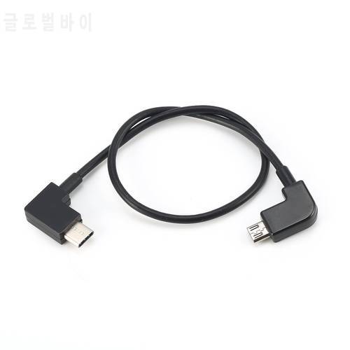 OTG Data Cable for DJI Mavic Pro Air Spark Mavic 2 Zoom Drone Type-C Micro-USB Adapter Wire Connector for Tablet Phone 30cm
