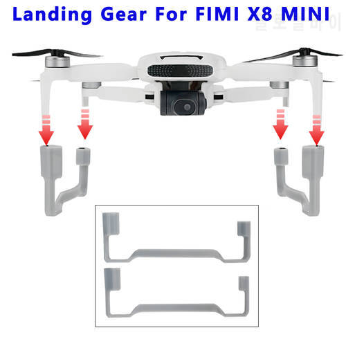 FIMI X8 Mini Landing Gear Increase 28MM Height Extended Leg Protector Quick Release Feet Extensions Drone Accessories