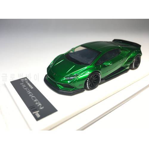 One Model LB Words 1/64 HURANCAN Green DieCast Model Car Collection Limited