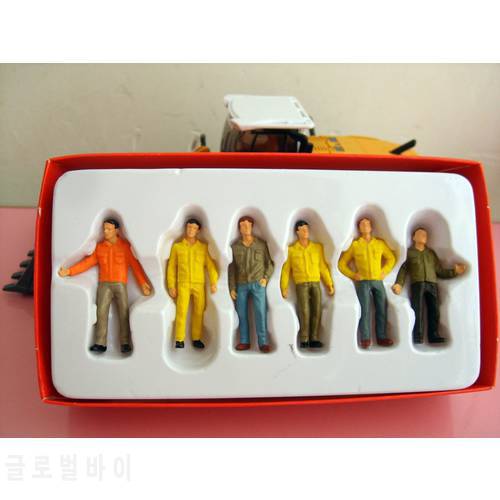 1:50 construction worker figure with color