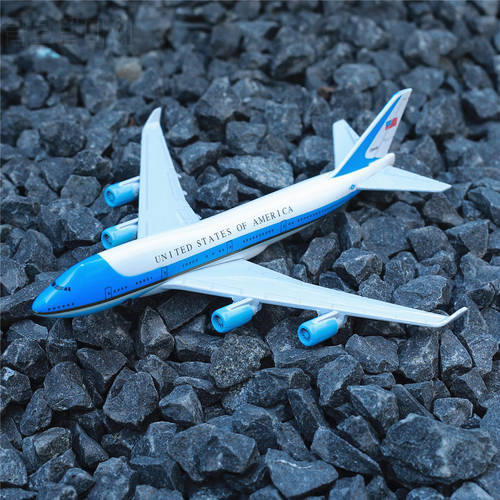 Scale 1:400 Metal Airplane Replica 15cm American President B747 Aircraft Boeing Model Aviation Collectible Diecast Miniature
