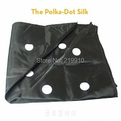 Free Shipping The Polka-Dot Silk Magic Trick, Fun Magic, Party Magic.