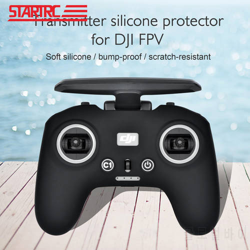 Silicone Cover for DJI Avata FPV Combo Remote Controller Protector Skin Sleeve Drone Accessorry Colorful Sticker Neck Lanyard