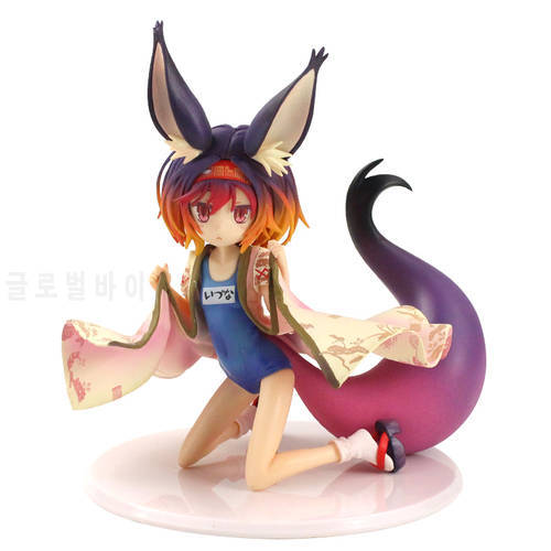 31cm No Game No Life:Zero Anime Figure Jibril Action Figure Shiro Schwi Jibril Great War Ver. Figurine Collection Model Doll Toy