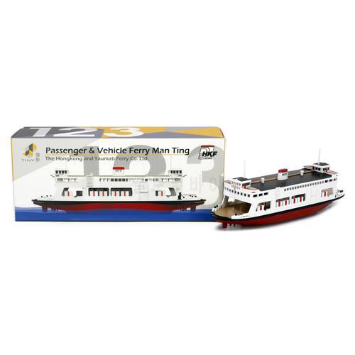 Tiny 1/400 123 Passenger & Vehicle Ferry Man Ting DieCast Model Ship Collection Limited