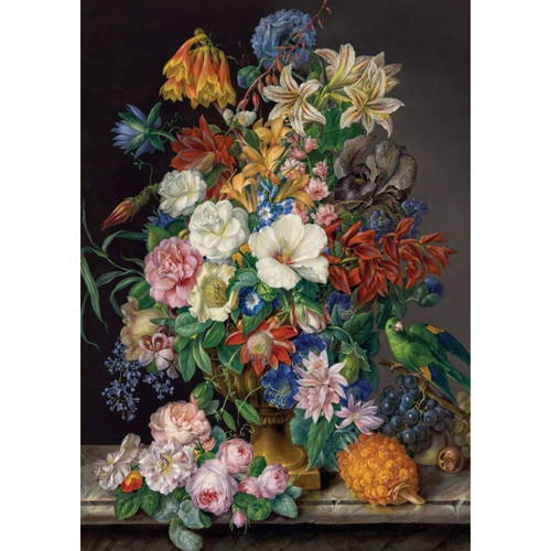 Puzzle 46009-Vase Colorful Flowers jigsaw Puzzle jigsaw Cardboard Puzzle-Still Life Colorful Flower Harness-jigsaw Puzzle