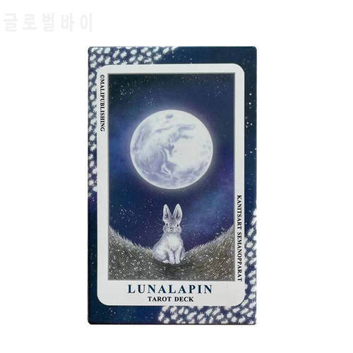 Lunalapins Tarot Deck Card Oracle Games Prophecy Divination Deck English Version Entertainment Board Game
