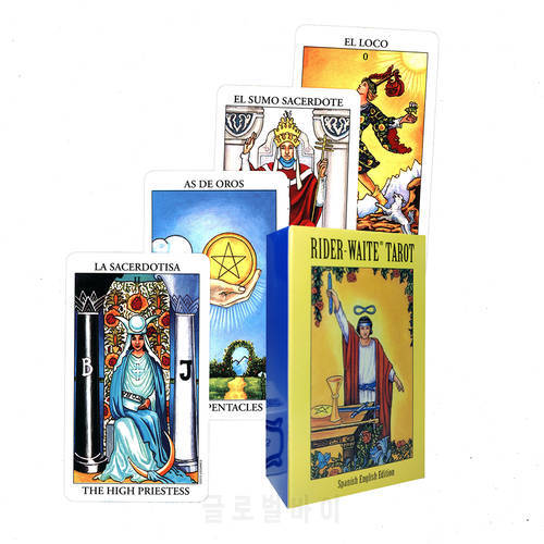 Factory Made High Quality Hot Sell Spanish version rider Tarot Cards for Beginners PDF Guidebook Support Wholesale