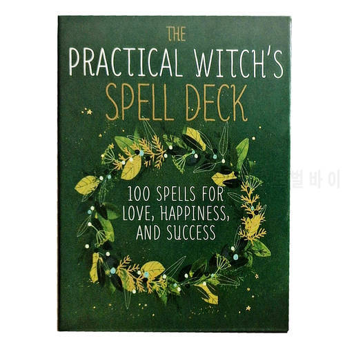 100PCS Practical Witch&39s Spell Oracle Tarot Cards Deck English Tarot Board Games Divination Fate Home Family Entertainment Games