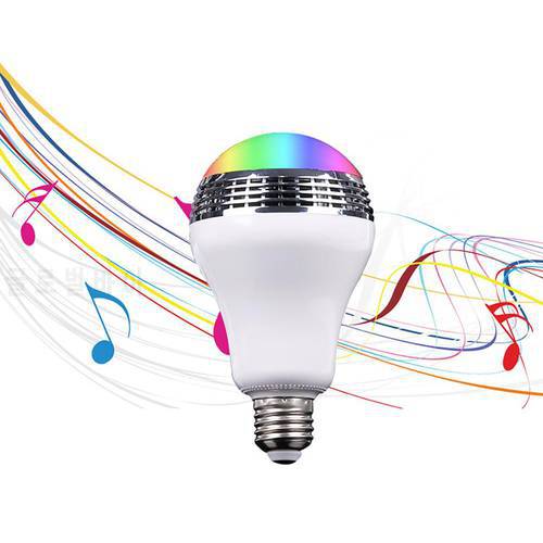 LED Wireless Music Bulb Light Color Changing via WiFi App Control WiFi Smart RGB E27 Bulb Bluetooth 4.0 Audio Speakers Lamp Dimm