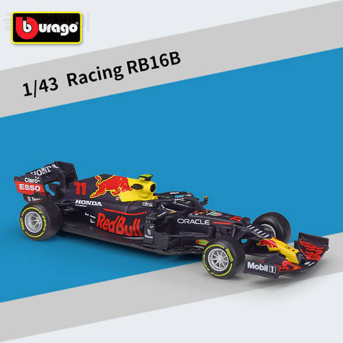 Bburago 1:43 Scale RB15 RB16 W10 Motor Racing Diecast Metal Car Model For Collection Friend Gift