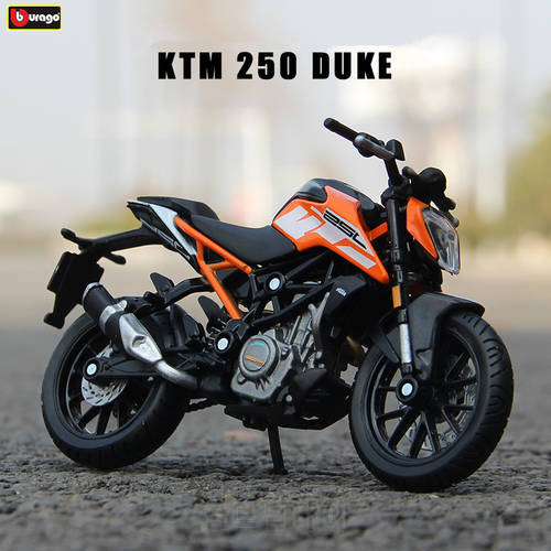 Bburago 1:18 Hot New Products KTM 250 Duke original authorized simulation alloy motorcycle model toy car gift collection