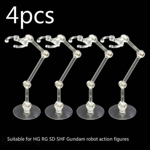 Hot 1/4pcs Doll Stands Figure Display Bracket Action Base For 1/144 SHF Robot Model