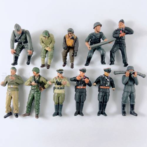 1/32 Model WW2 Soldiers Allied Fighter Pilot German Infantry Commander Officer Force of Vale WWII Ultimates Soldier -Your Choice