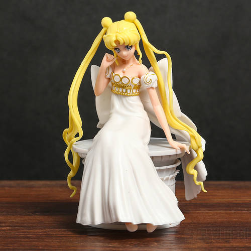 Ichiban Kuji Lastone Special Color Sailor Moon Eternal Princess Serenity Figure Doll PVC Desktop Toy Model for Colletible