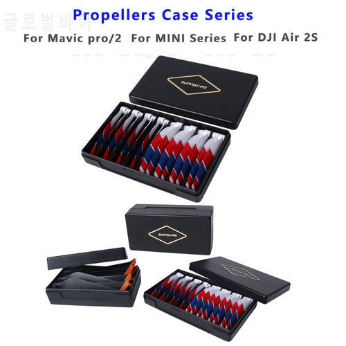 For DJI Mini SE Plastic Propeller Blade Storage Box Anti-fall Protection Box For DJI Mavic Mini/Mini2/Mavic 2/Air 2S Accessories