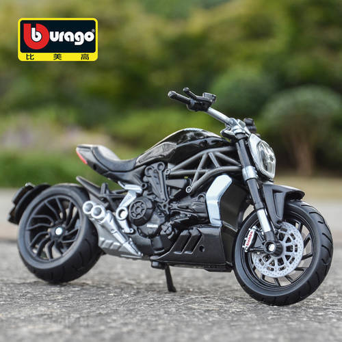 Bburago 1:18 2016 Ducati Xdiavel S original authorized simulation alloy motorcycle model toy car gift collection