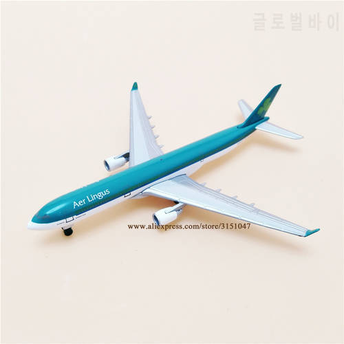 Alloy Metal Airplane Model Air Aer Lingus Airbus 330 A330 Airlines Airways Plane Model W Wheels Aircraft Gift 13cm