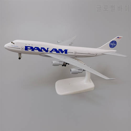 NEW 20cm Alloy Metal USA Air Pan American World Airways PAN AM Boeing 747 B747 Diecast Airplane Model Plane Aircraft Collections