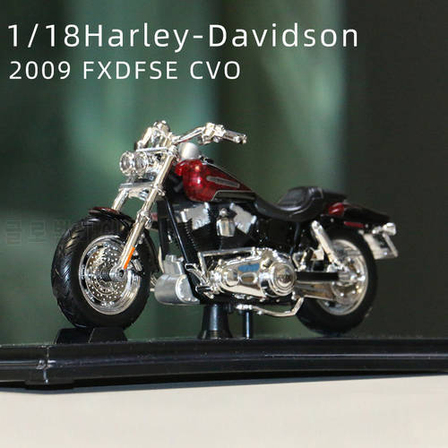 Maisto 1:18 HARLEY DAVIDSON 2009 FXDFSE CVO Diecast Motorcycle Model Workable Toy Gifts Collection