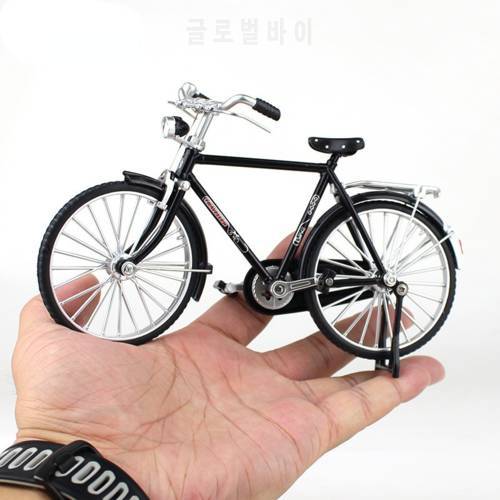 New 1:10 Retro mountain bike bicycle model nostalgic bicycle alloy gift ornament adult gift collection