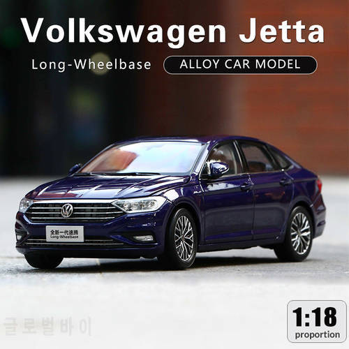 1:18 2019 V-wagen Sagitar long wheelbase Original Car Model alloy Simulation Car Model