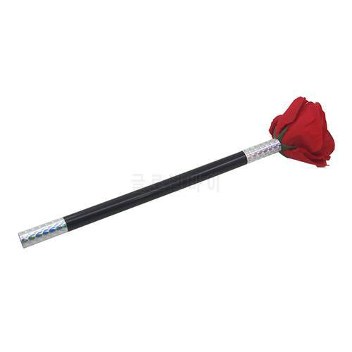 Magic Stick Tool Magic Props Wand Change to Flower Magics for Beginners Pocket Close Up Props for Party Stage