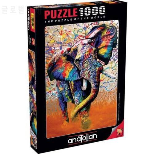 Puzzle Puzzle Anatolian 1000 Pieces African Colors Puzzle Fun Games And Toys Souvenirs Strategy Group Party Activities