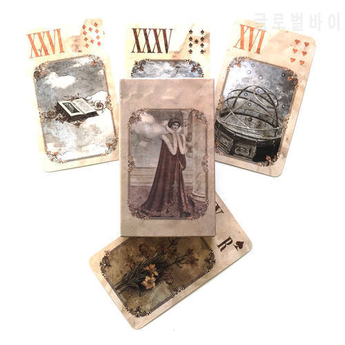 40Card Lothrop Lenormand Oracle Card Divination Tarot Entertainment Party Cards Board Game Tarot And A Variety Of Tarot Options