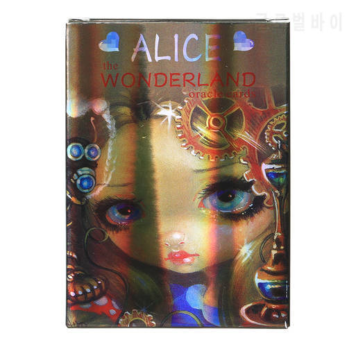 Oracle alice the wonder land oracle cards Tarot Deck Tarot Oracle Card Board Deck Games Palying Cards For Party Game