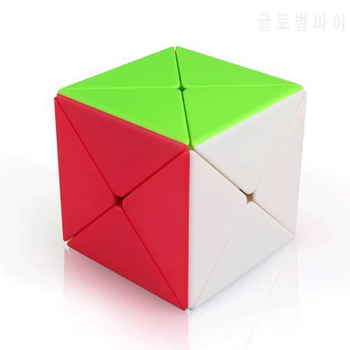 New 2x2x2 CuberSpeed X Dino Skewbed Magic Cube stickerless Qiyi Dino Speed Cube Magicos