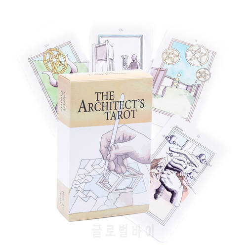 The Architect Tarot Pocket Size with Tuck Box Tarot Cards for Fate Divination Board Game Tarot and A Variety of Tarot Options