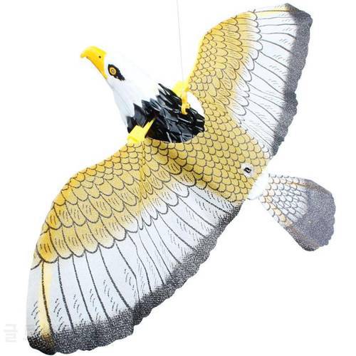 1pc Silent Electric Hovering Flying Eagle Bird Toy Hanging Wire Eagle Electric Simulation Flying Eagle ( Without Battery )