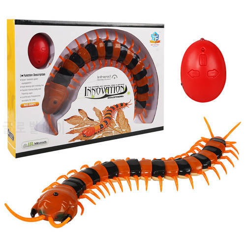 Robotic Insect Trick Electronic Pet Prank Toys RC Animal Model Remote Control Smart Simulation Centipede Child Adult Gift