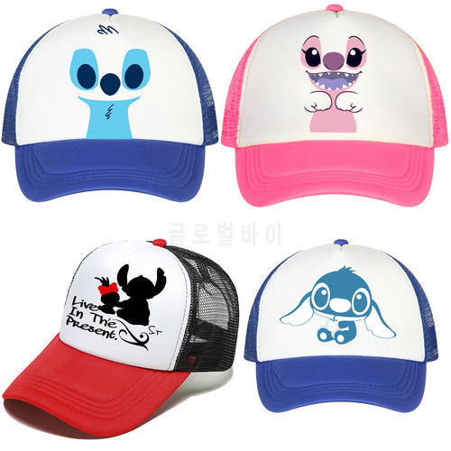 Cute Women Men Baseball Caps Peaked Stitch Hats Charizard Hip Hop Hat Summer Sports Cartoon Fashion male Snapback Cap Gift