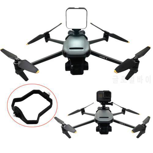 DJI Mavic 3 Top Extension Bracket Holder with 1/4 screw Adapter Mount for GoPro 10 9 8 DJI Action 2 Insta360 Camera Accessories