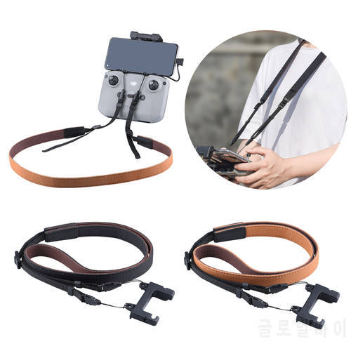 Leather Strap with Remote Control Hook Holder for DJI Mini 2/Air 2S/Mavic Air 2 Drones Remote Control Silicone Cover Accessories