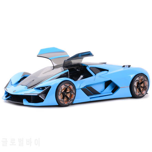 Bburago 1:24 Lamborghini Terzo Millennio Blue Static Die Cast Vehicles Collectible Model Car Toys