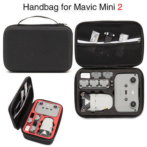 2022 Portable DJI Mavic Mini 2 Storage Bag Drone Handbag Outdoor Carry Box Case For DJI Mini 2 Drone Accessories Gimbal Drone